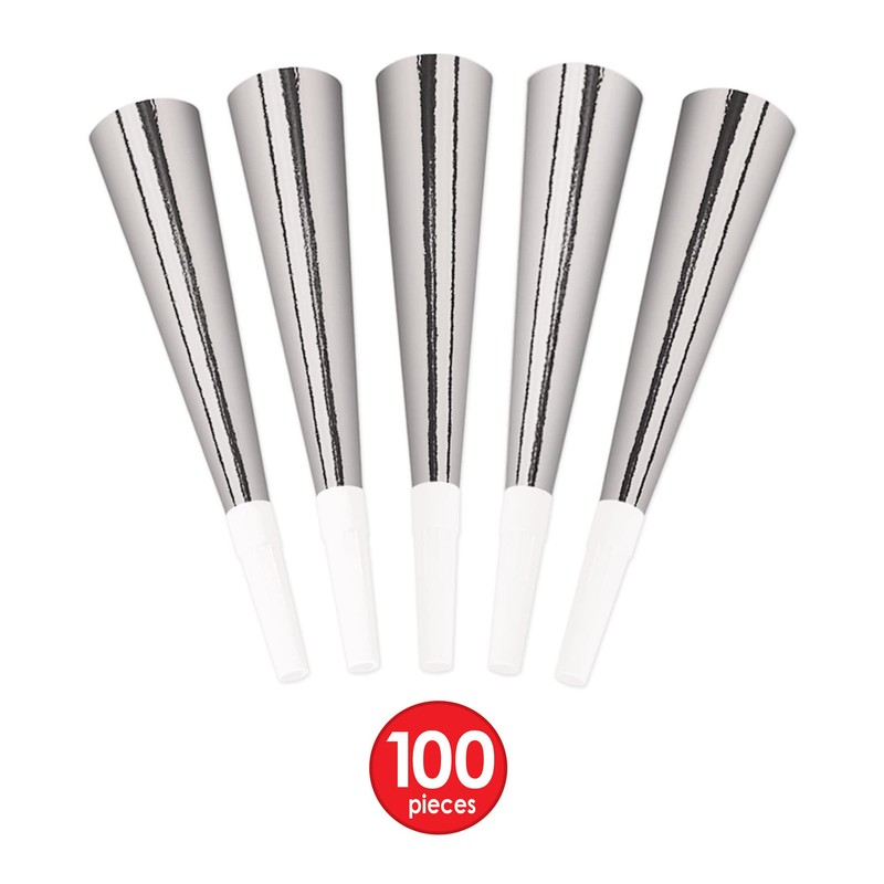 Showtime Silver Asst for 100 Party Accessory (1 count)