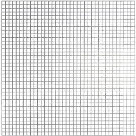 KastLite Egg Crate Panel | Nominal 2' x 2' | Chrome | 1/2" x 1/2" x 3/8" Cells - 5