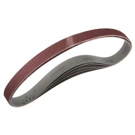 uxcell 1" x 30" 150 Grit Sanding Belt Aluminum Oxide Sandpaper Belts for Portable Strip Sander Wood Finishing Metal Drywall Polishing Sharpening Abrasive Paper 5pcs