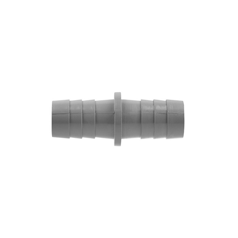 Drain Hose Connector 17/17 mmØ Straight, Ferrule for Connecting Two