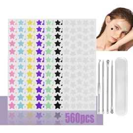 560pzs Mascarillas Estrella Para El Acne Espinillas Granos
