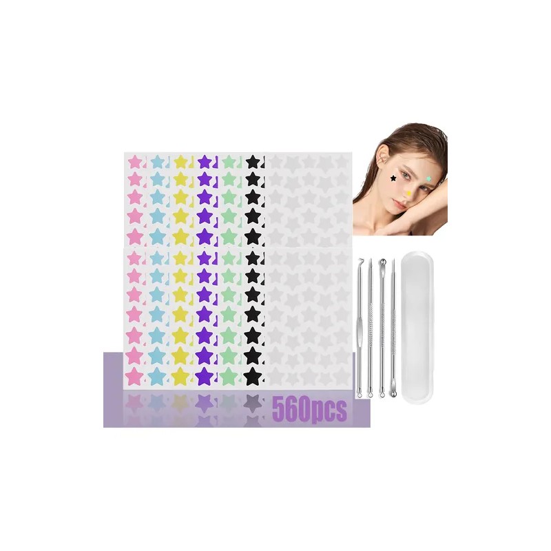 560pzs Mascarillas Estrella Para El Acne Espinillas Granos