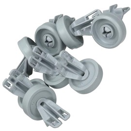 SOS Accessoire Dishwasher 481252888112 Basket Wheels Set of 8 Whirlpool, Bauknecht, Laden, Ignis, Whirlpool, Kitchenaid, Radiola, Maytage, Brandt, BSK, Fagor, SMEG