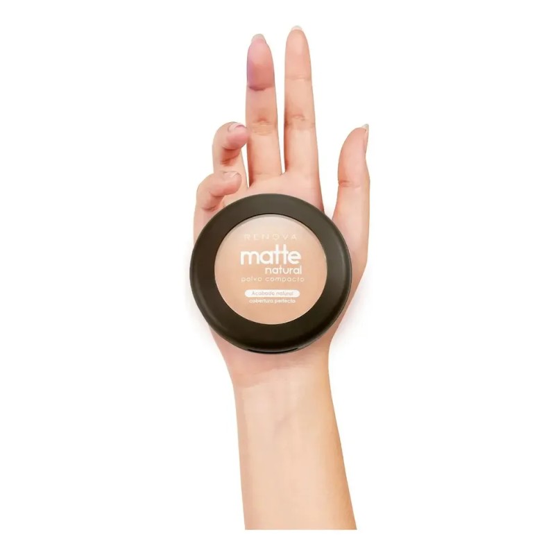 Polvo Matte Natural Beige | Renova Tono Beige claro