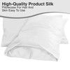 Satin Silk Pillowcase for Hair and Skin Set of 2,