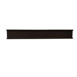 NapTags Nameplate Holder - Wall or Door - 8" x 1" (Black, 1)