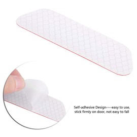 Ymiko Calcomanía de Seguridad para automóvil, 4 Piezas, autoadhesiva, para Puerta de automóvil, Reflectante, Advertencia, Etiqueta, Tira de Seguridad, Pegatinas, señal(Rojo)