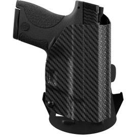 We The People Holsters - Carbon Fiber - Right Hand - OWB Holster Compatible with Sig Sauer P320 Full Size 9MM/.40SW w/Streamlight TLR-7/7A Light RDS
