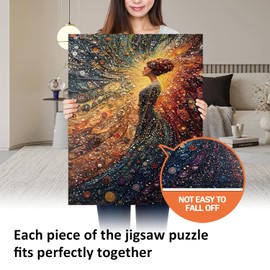 Yunlus Jigsaw Puzzles for Adults 1000 Pieces Impossible Hard Difficult Challenging Puzzles for Adults 1000pc Puzzles The Woman in Meditation Jigsaw Puzzle 1000 Pieces 28 x 20 inch