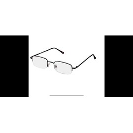 Foster Grant reading eyeglasses semi rimless Harrison +2.75, Brown