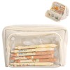 MHwan Pencil case with 9 compartments and large capacity, three-dimensional