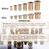 iMeshbean 320PCs SAE Rivet Nut Kit For Rivnut Tool Nut