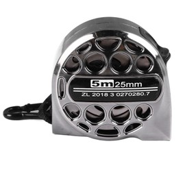 Stainless Steel Measuring Tape Hollow Design Double Sided Scale Retractable Metric Ruler for Woodworking Home Decoration 5m / 16.4ft