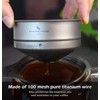 Boundless Voyage Titanium Coffee Mesh Filter Pour Over Paperless Slow