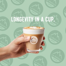 Decafeinatto Lungo Organic - 60 Industrially Compostable La Natura Lifestyle Coffee Capsules, Nespresso®* Compatible, 6 x 10 Baguette Packaging