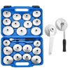 Acymner 23PCS Oil Filter Removal Cap Wrench Socket Tool Set