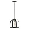 Livex Lighting 1 Lt Textured Black Pendant