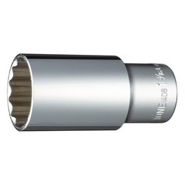 トネ(TONE) ディープソケット(12角) 4DB-38L 差込角12.7mm(1/2") 二面幅1・3/16inch インチ