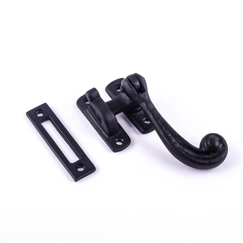 Renovators Supply Manufacturing Window Sash Lock 3.75 in. Wrought Iron