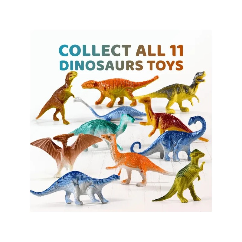 Relaxcation 3 Bath Bombs for Kids with Surprise DINOSAUR Toys