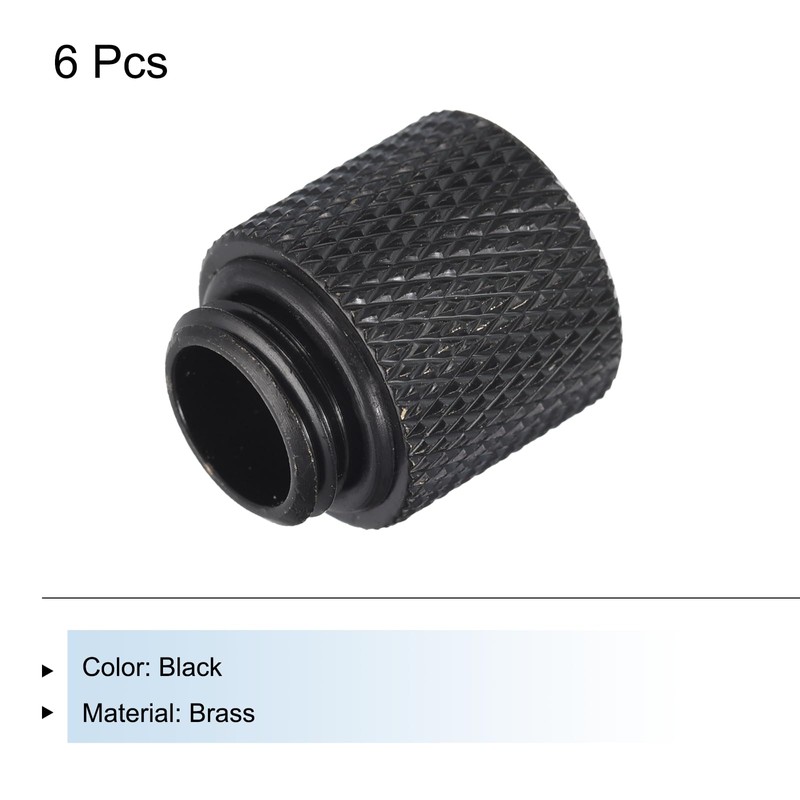 sourcing map Male to Female Extender Fitting G1/4 x 20mm
