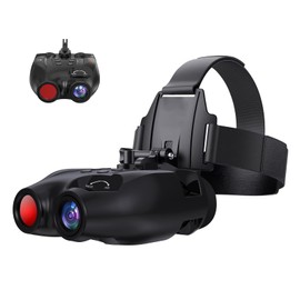 GTMEDIA Night Vision Goggles for Adults, 984FT Tactical Night Vision Binoculars, Hands Free Nightvision Goggles for Helmet, 5× Zoom & 850nm Stealth IR, Great Gifts for Men Dad Husband Boyfriend