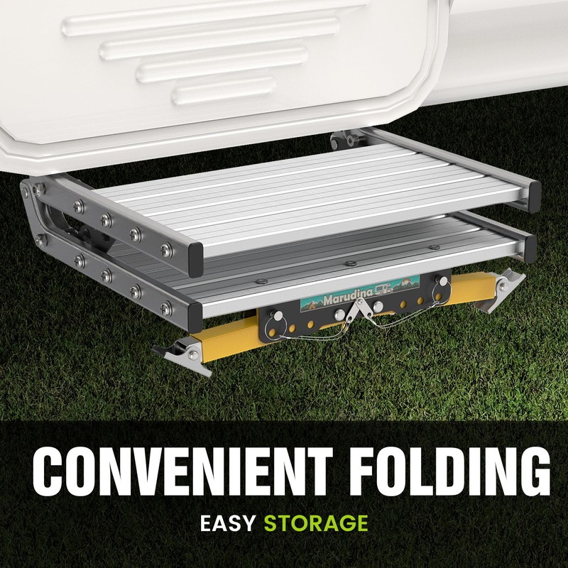 Marudina Upgraded RV Step Stabilizer kit for Travel Trailers/5th Wheels/Motorhomes,