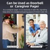 Caregiver Pager Wireless Call Button for Elderly at Home 650ft/150m,