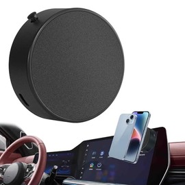 BRILLESS Magnetic Car Suction Cup Cell Phone Holder Mount Electric Vacuum Strong Suction Suitable for Car/Bathroom Smooth Surface, Compatible with Magnetic Cell Phone (Not Charging Phone) (Black)