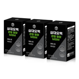 three to five hundred Samdae 500 Joint Nutrition MSM Dietary Sulfur 1100mgx60 tablets 3 boxes / 삼대오백 관절 영양 MSM 식이유황 1100mgx60정 3박스