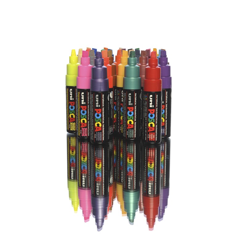 UNI Posca Set PC 8K GSWB Pack of 4 Felt