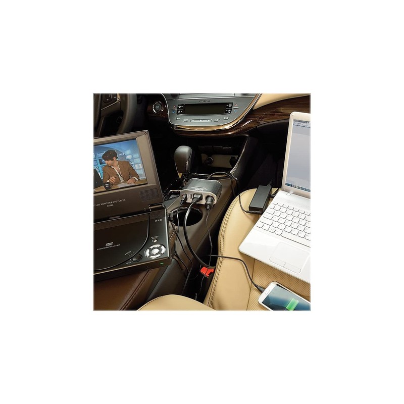 Tripp Lite 100W Car Power Inverter with 1 Outlet &