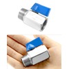 QWORK 2 Pack 1/2" NPT 316 Stainless Steel Inline Valve,