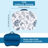 LAPGEAR MyStyle Portable Lap Desk with Cushion - Blue Garden