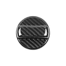 BLAKAYA Compatible with Honda Universal Hard Carbon Fiber Fuel Tank Oil Cap Gas Cover Modified Exterior Decoration for Honda Civic Accord CR-V Odyssey HRV (Black)
