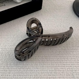 Aurakoi Hair Clip, 4.3 inches (11 cm), Securely Clip, Hair Clip, Hair Accessory, Hair Arrangement, Bath, Simple, Office, Women's, Adults, Korean Style, Cute, Hair Ornament, PC Resin, Lightweight
