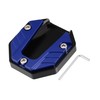 A ABSOPRO Universal Motorcycle Kickstand Pad CNC Side Stand Aluminum
