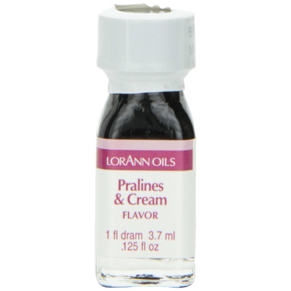 LorAnn Oils Flavorings and Essential Oils, Pralines and Cream, 0.125 Ounce (Pack of 12)