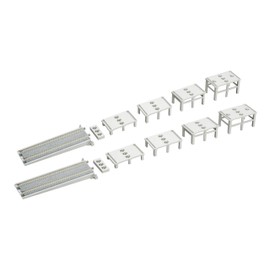 N Double Track Incline Basic Pier Set