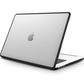 Fintie Case Compatible with MacBook Air 15 M2 Chip (2023 Release) A2941, Shockproof TPU Frame + Matte Hard Shell Protective Case Compatible with MacBook Air 15.3 Inch Retina, Transparent