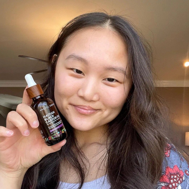 Aceite De Ricino Kreyol Essence Haitian Black Para Piel Y