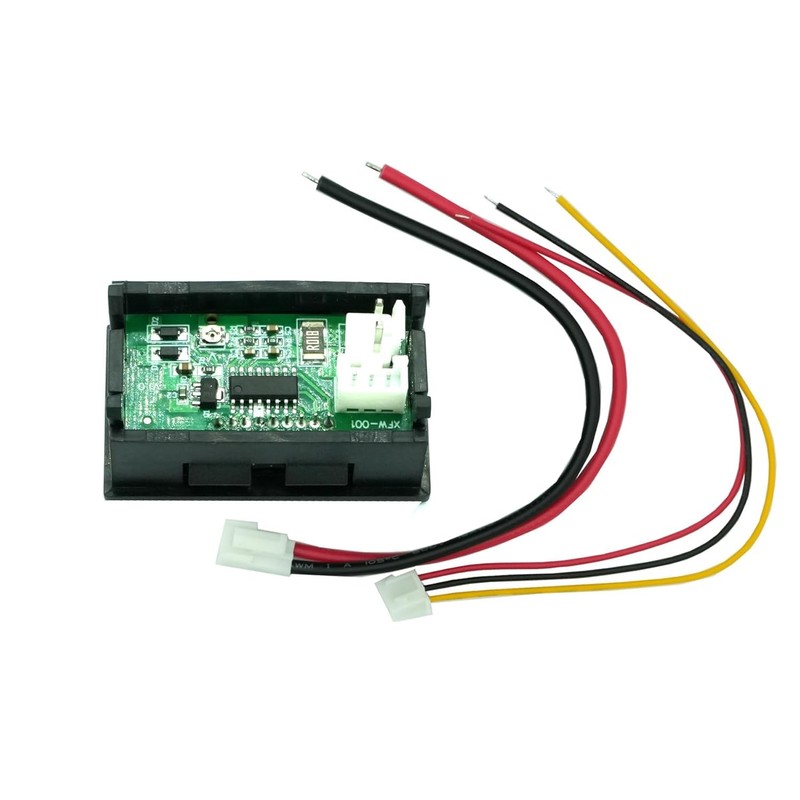 A-DIGISHUO 2Pcs 0.28" Digital Voltmeter Ammeter | DC 100V 10A