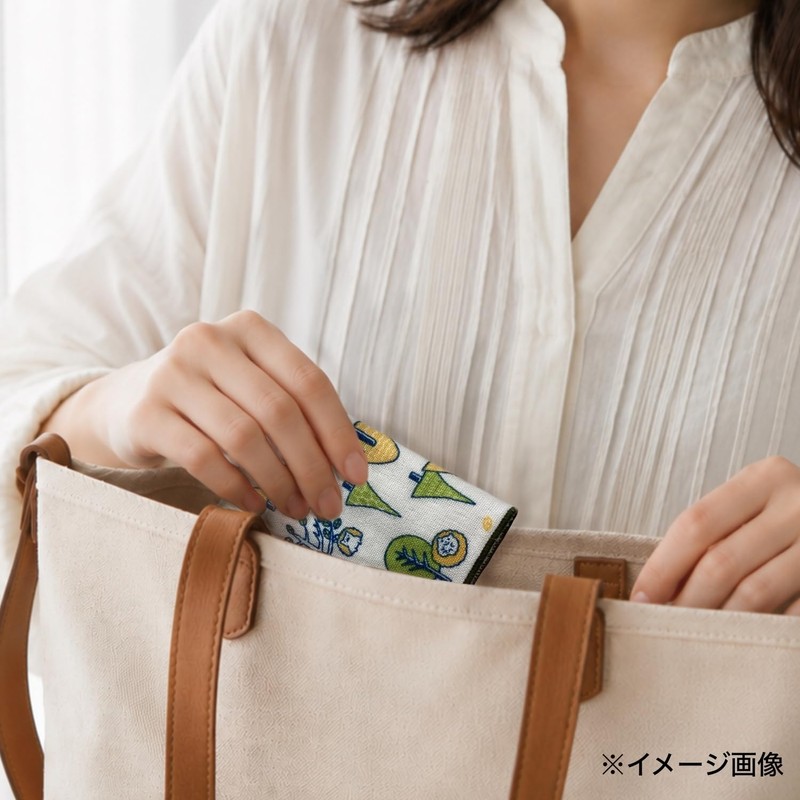 Kyoyu Blue Bird Hand Towel, 9.8 x 9.8 inches (25