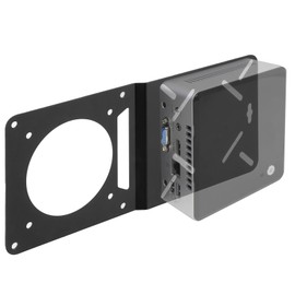 VESA Mount Adapter Plate for Intel NUC & Mac mini M4,VESA Monitor Arm Extension Plate for NUC Mini PC Computer,Fits 75x75mm and 100x100mm VESA Monitor Arm,Securely Mount Small Computers Behind Display