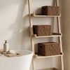 Nonam Wicker Storage Basket with Lid, Large Shelf Baskets for