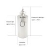 iSavage 1.5oz Hip Flask 18/8 Stainless Steel Cylinder Shaped Mini