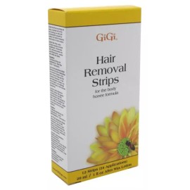 지지 스트립 바디 제모 12 스트립(24개 적용)(2팩) Wax Strips Body Hair Removal 12 Strips (24 Applications)(2 Packs)