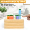 XIAPIA Montessori Toy from 1 Year, Interactive Wooden Toy with