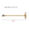 1/6 Metal Gold Microphone Mini Musical Instrument Model for 12inch