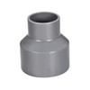 sourcing map PVC DWV Reducing Coupling Schedule 40 Gray 40mm